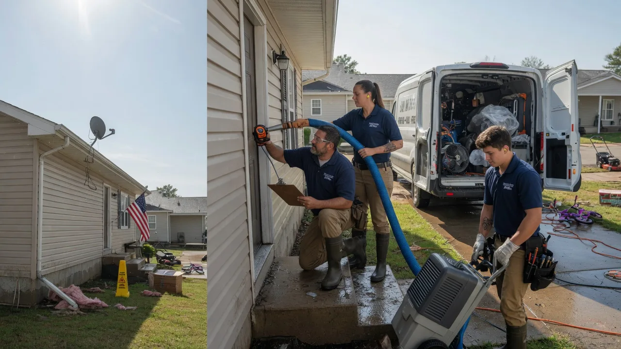 Ceiling Water Damage Restoration in Morning Sun, IA near me